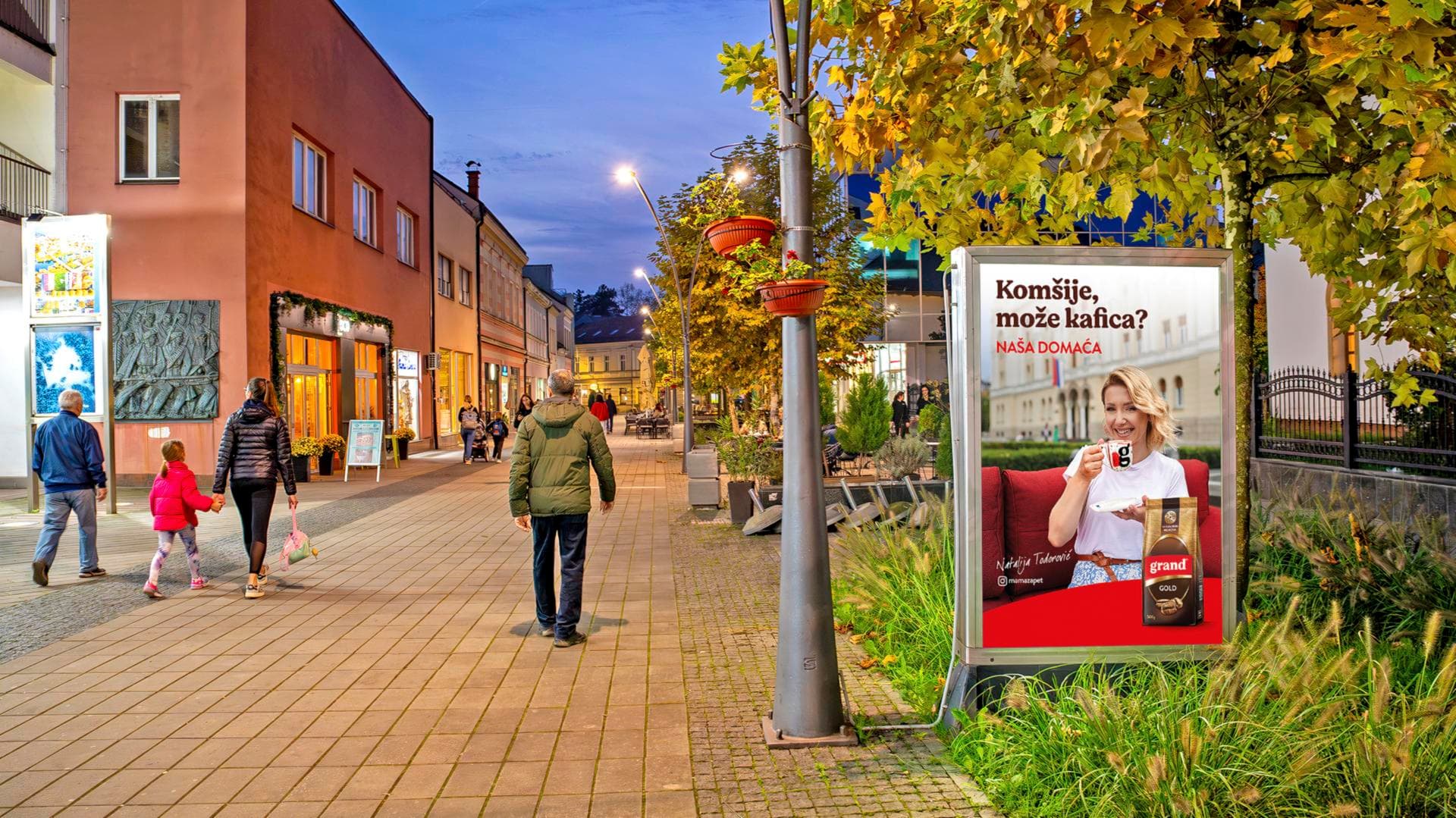 City light — Centar, šetalište, Prijedor