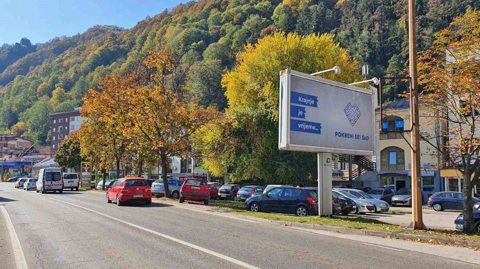 Billboard — Centar, kod Opštine i MUP-a, Zvornik