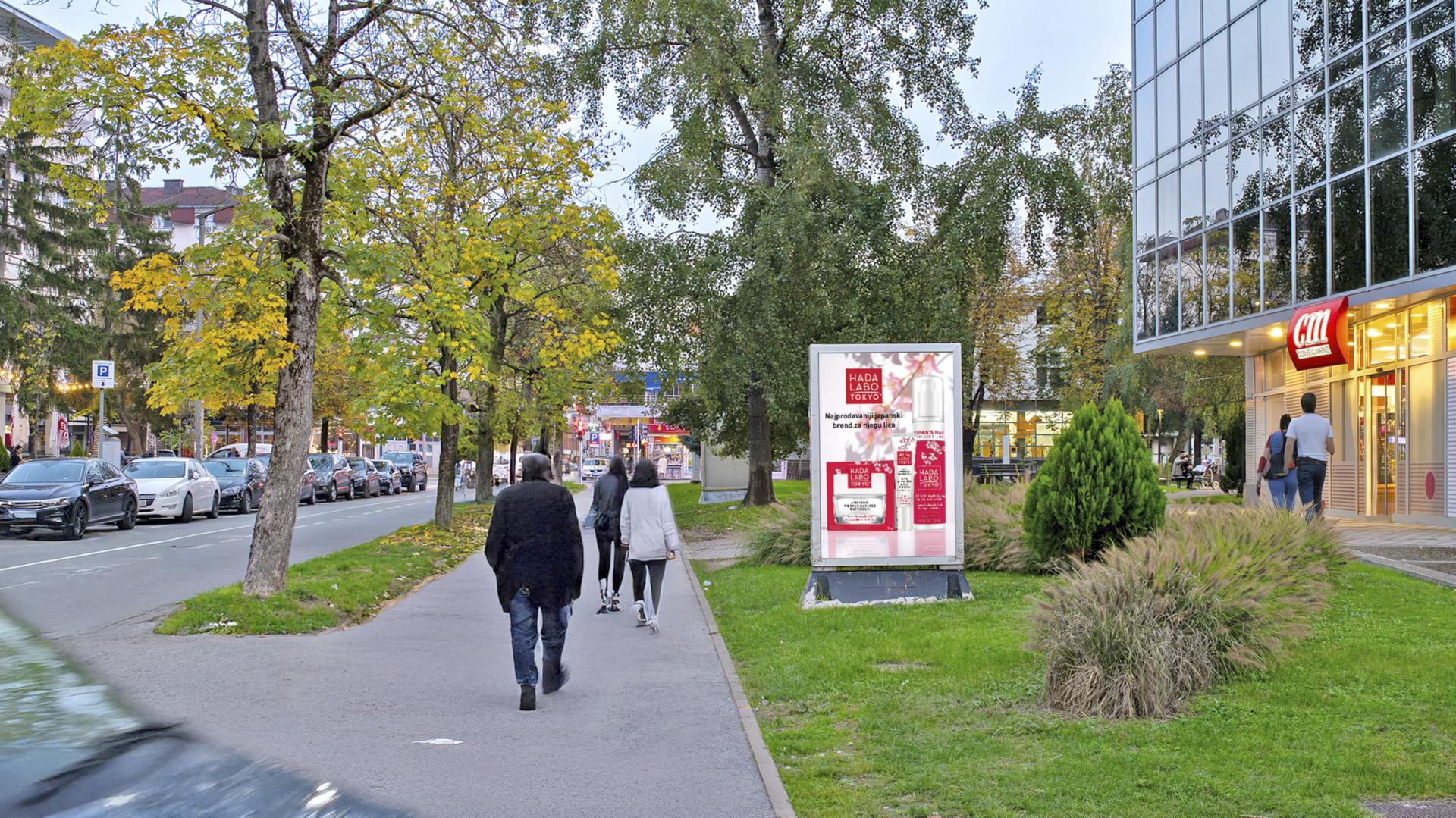 Centar, šetalište, kod TC Patrija, izlaz iz šetališta