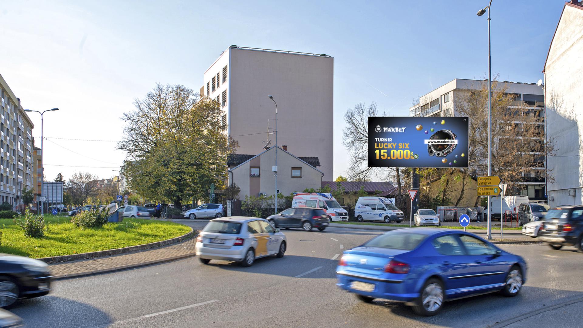 Istočni tranzit, kružni tok Dajak, kod Rebrovačkog mosta