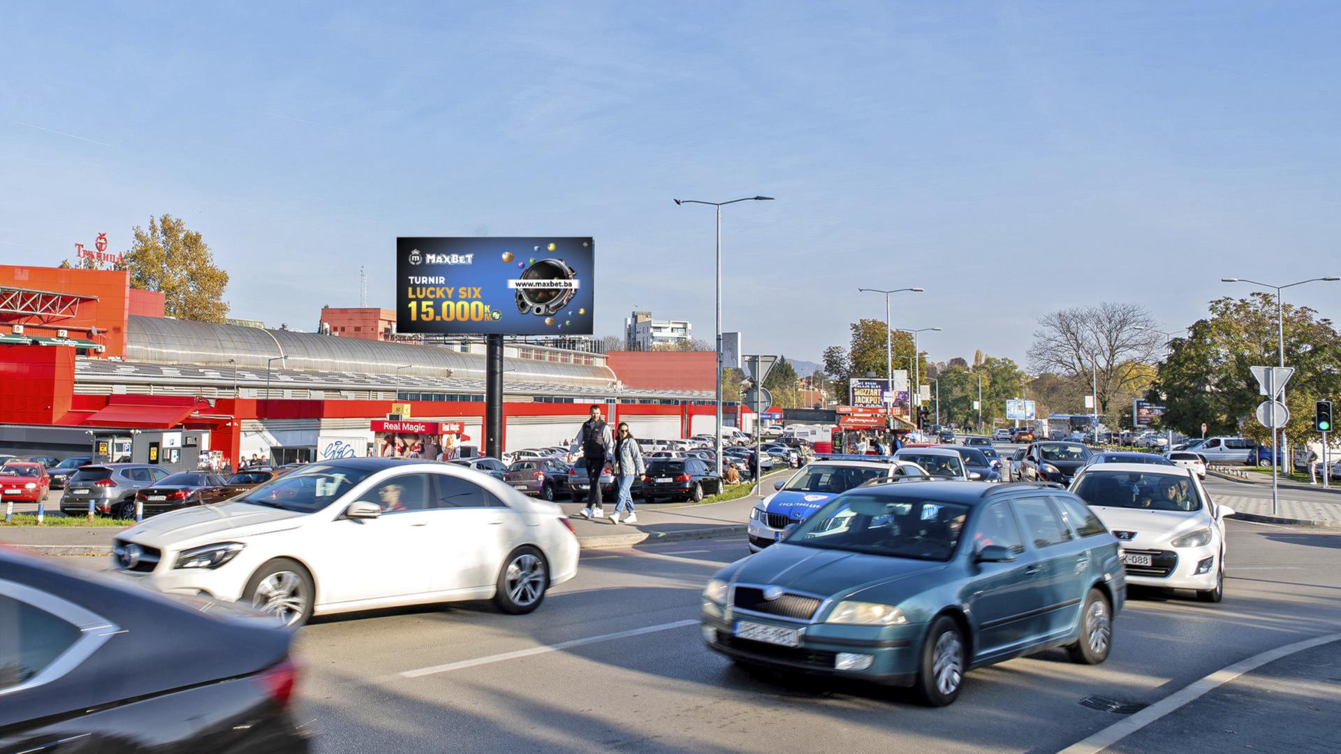 Centar, kružni tok kod Gradske tržnice