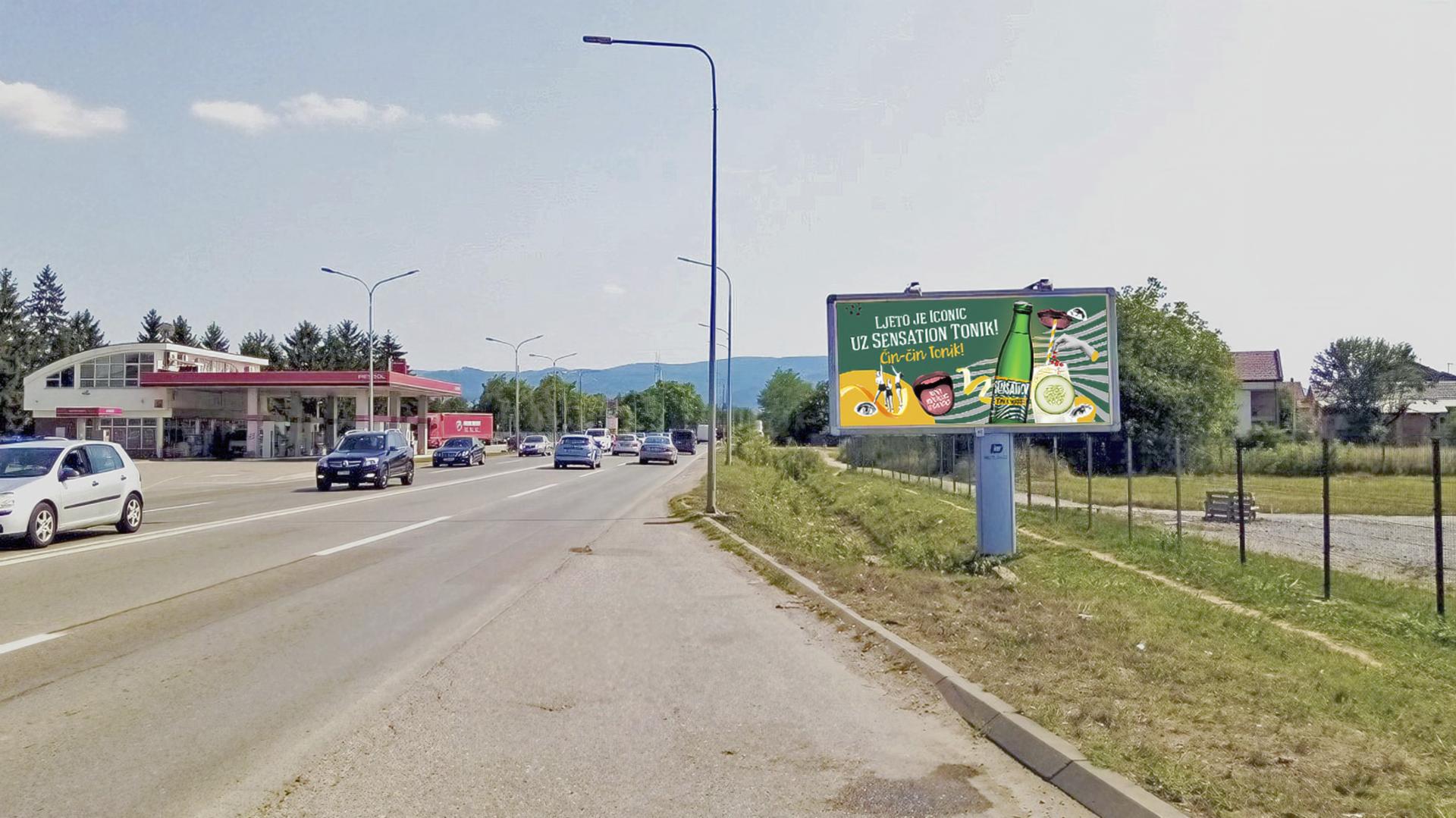 Zapadni tranzit, kod Auto Milovanović, prema centru