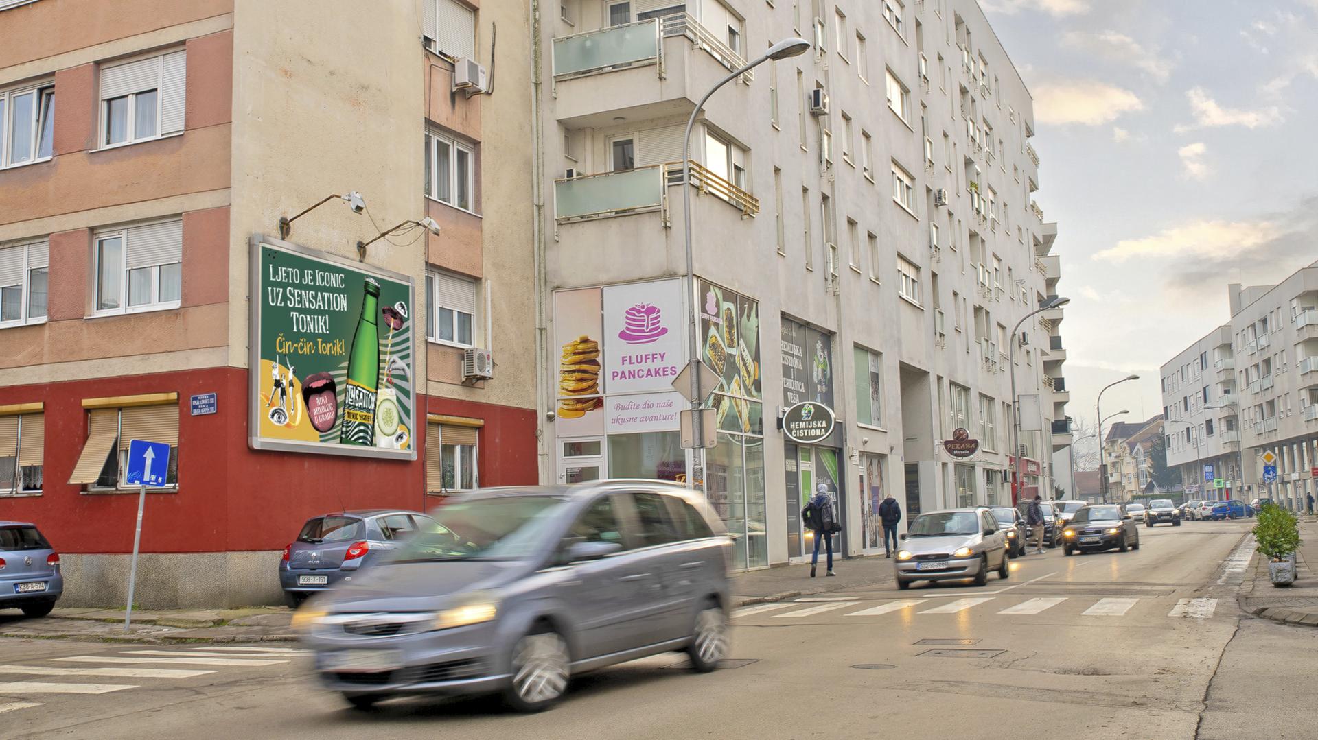 Centar, ulica Kralja Alfonsa XIII, raskrsnica kod Ekonomske škole