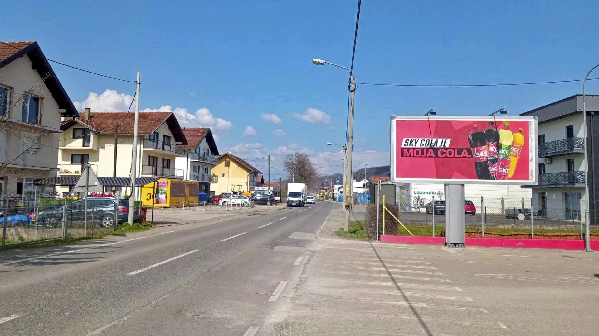 Vrbanja, ulaz u grad, prema centru