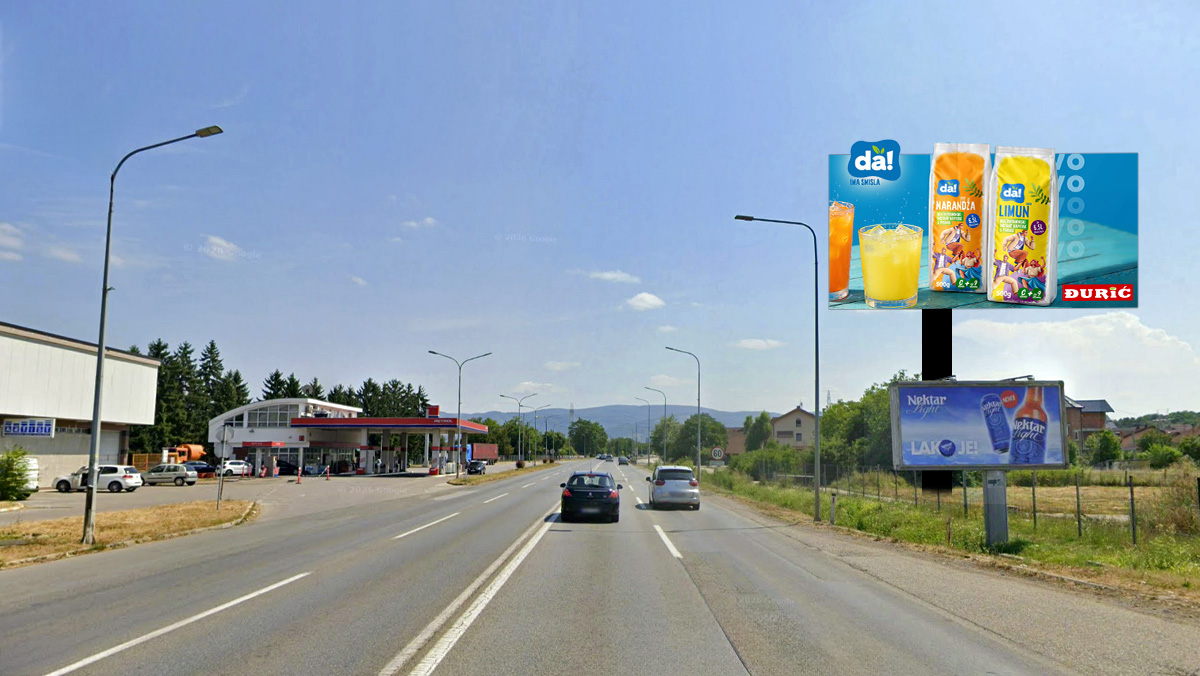 Zapadni tranzit, kod CIAK auto, prema centru