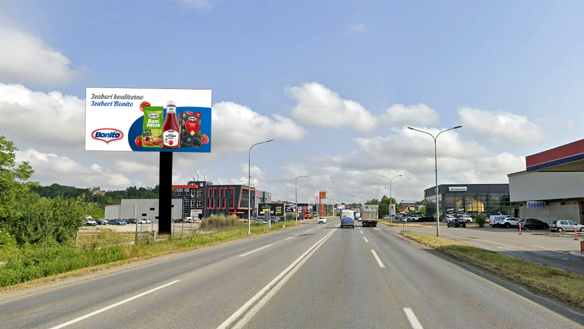 Zapadni tranzit, kod CIAK auto, prema Laktašima