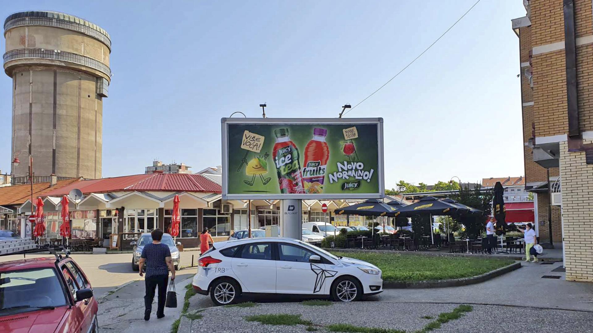 Centar, kod Vodotornja, prema TC Emporium