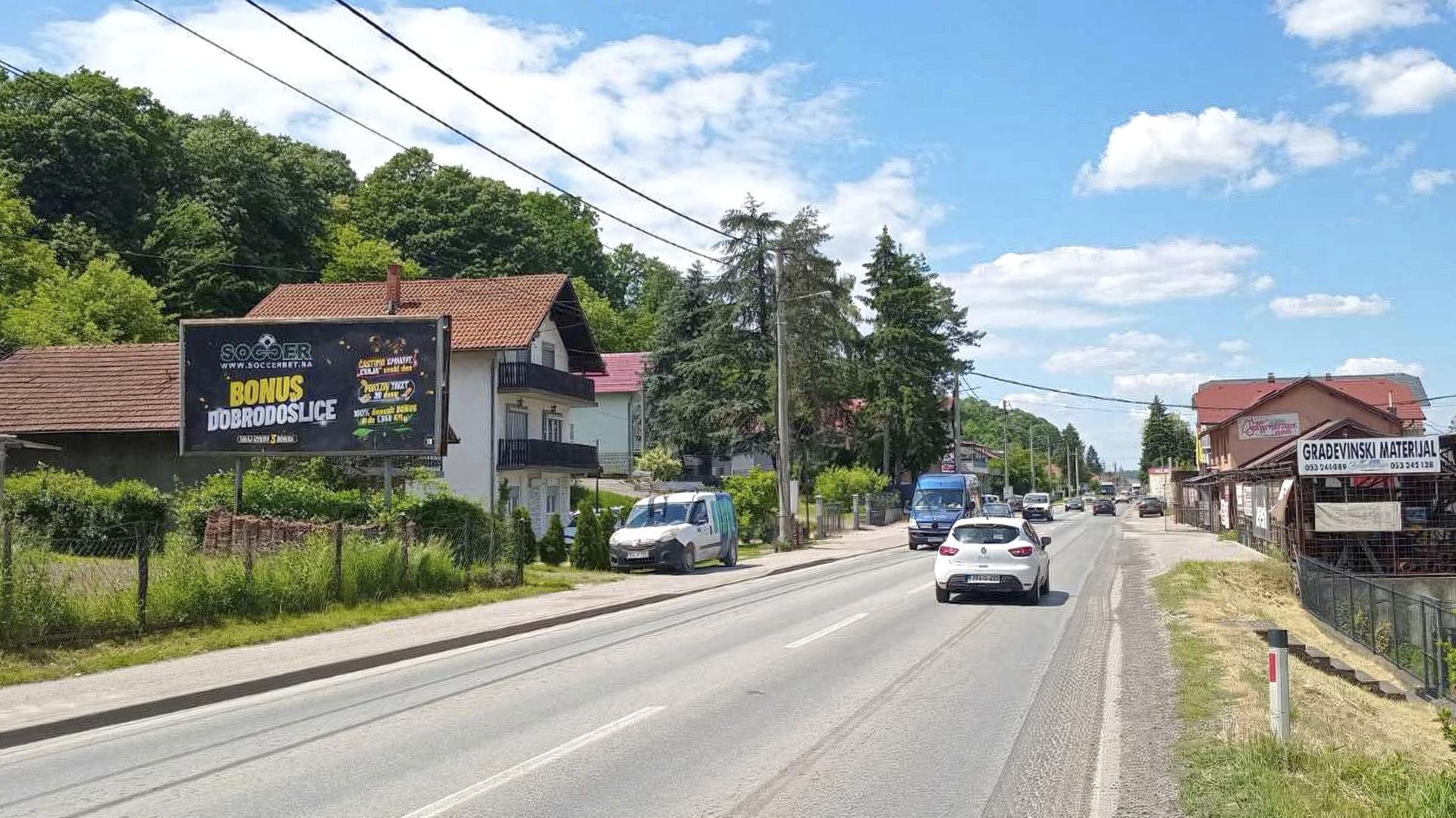 Magistralni put (M17), kod BP Bato Petrol, prema Banjaluci