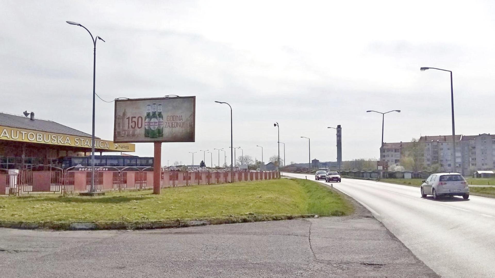 Magistralni put (M14.1), Autobuska stanica, prema centru