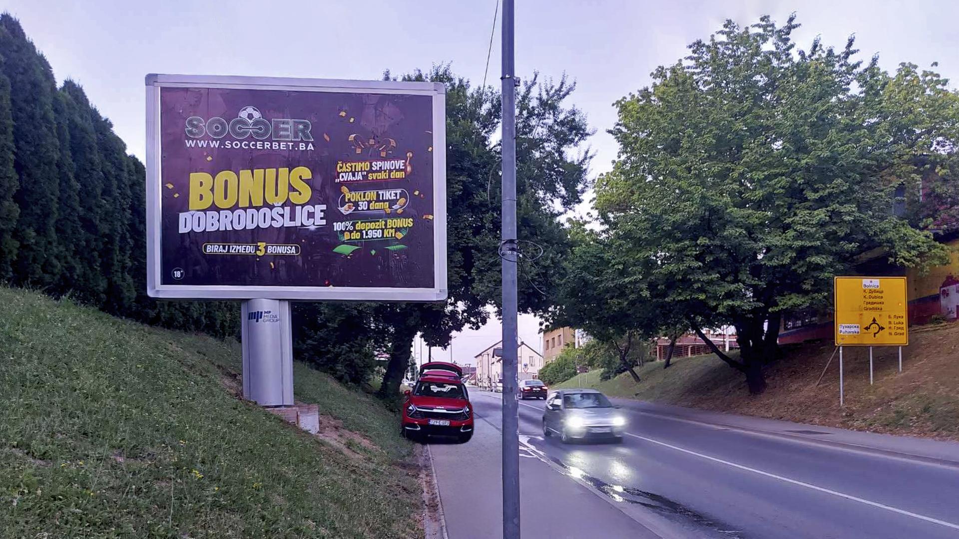 Centar, podvožnjak, prema kružnom toku