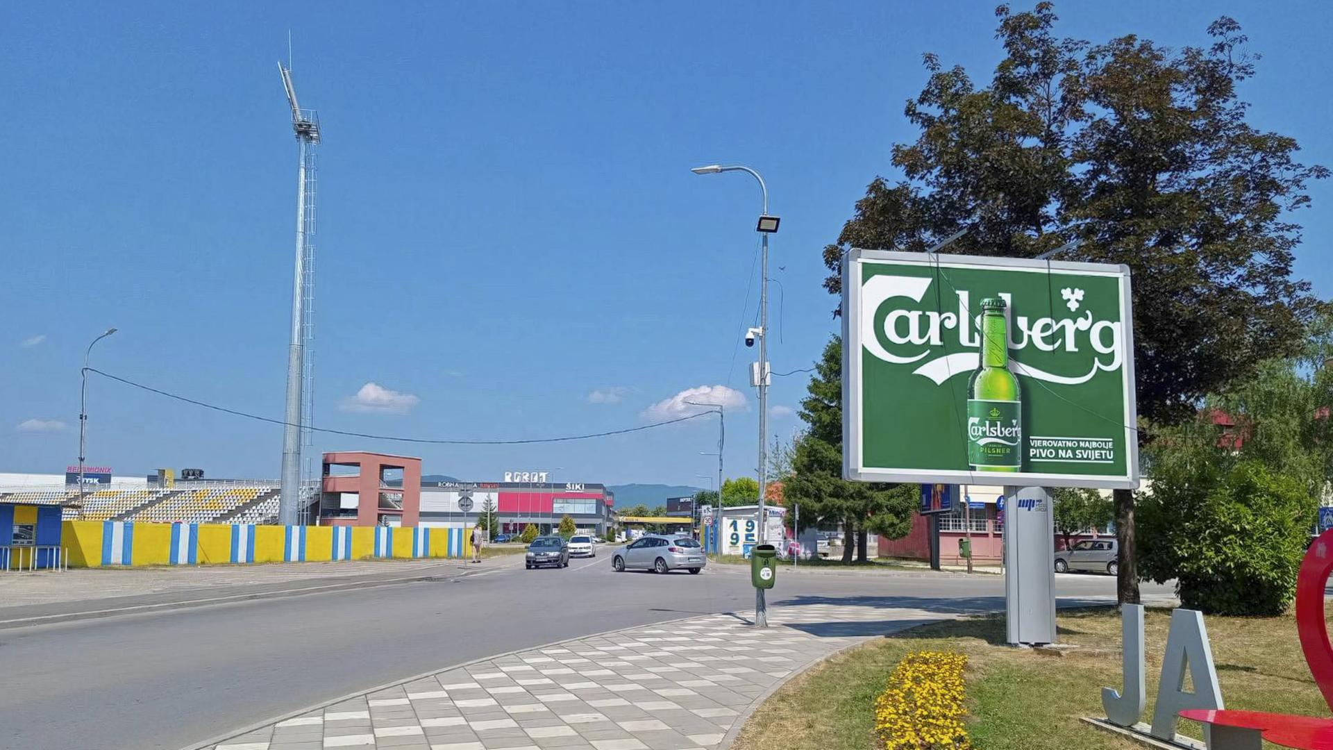Centar, Gradski stadion, prema TC Robot