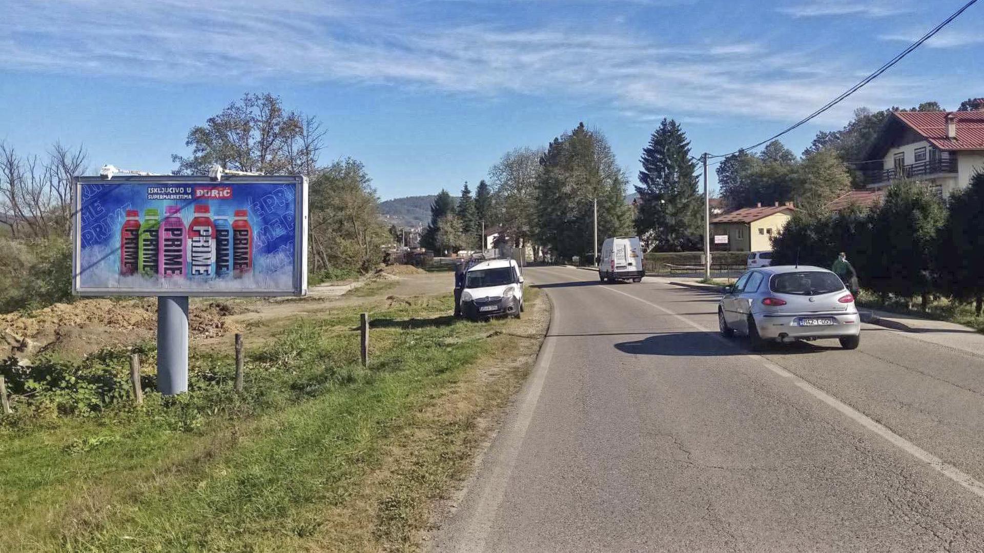 Magistralni put (M4), kod Auto Milovanović, prema centru