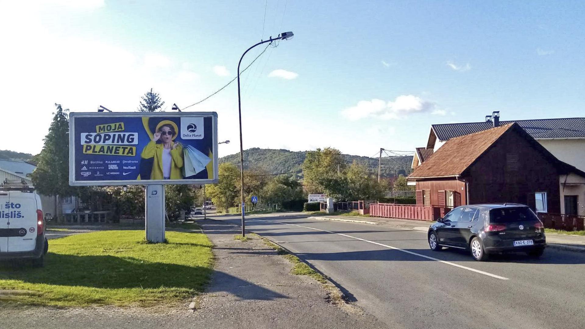 Magistralni put (M4), Čelinac 1, Ulaz u grad prema Banjaluci