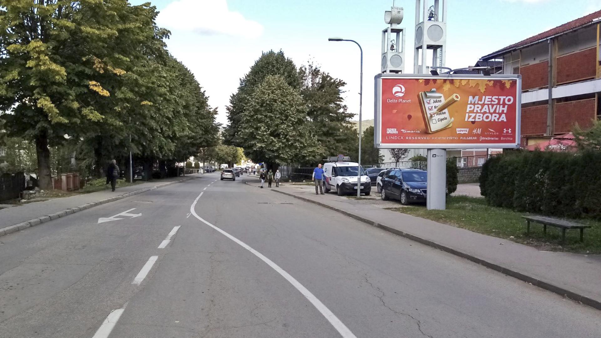 Centar, kod Doma penzionera, prema Mercatoru