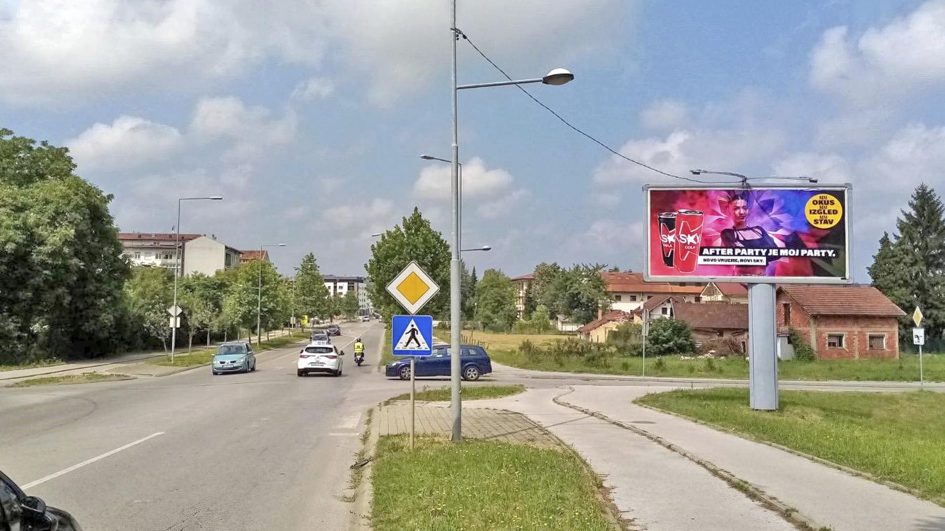 Lazarevo, nadvožnjak, prema Auto-moto savezu RS