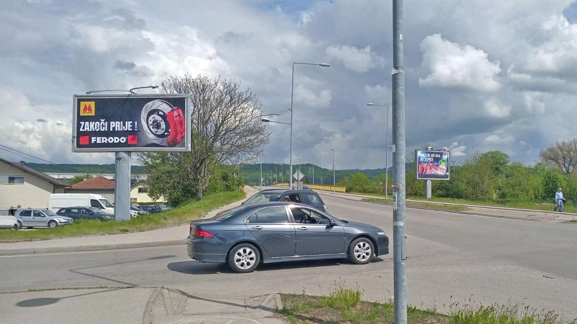 Lazarevo, nadvožnjak, prema Banjalučkoj pivari